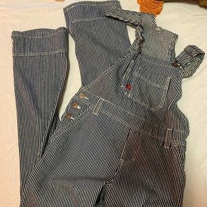 Dickies pinstripe overalls